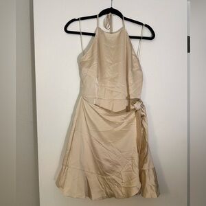 NWT Abercrombie silk material wrap dress